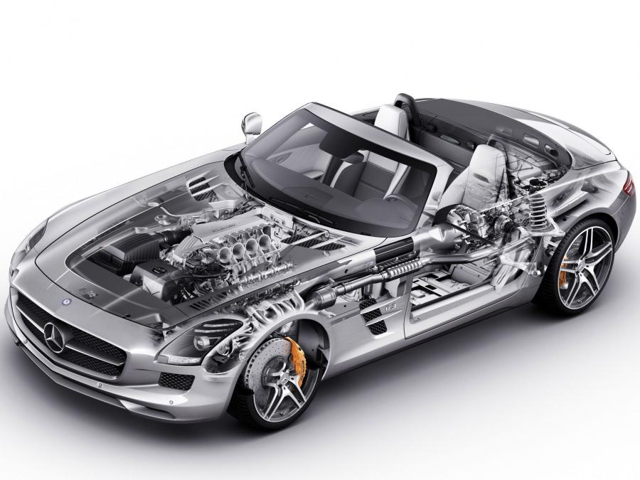  Mercedes-Benz SLS AMG Roadster 2011 года  (фото 174 из 183)